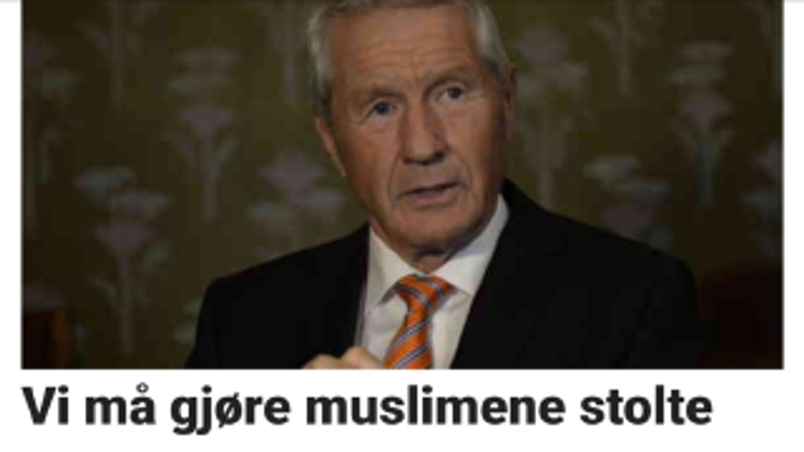 Jagland - vi må gjøre muslimene stolte