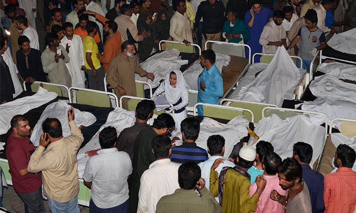 Lahore Pakistan bombe angreb kristne 2016