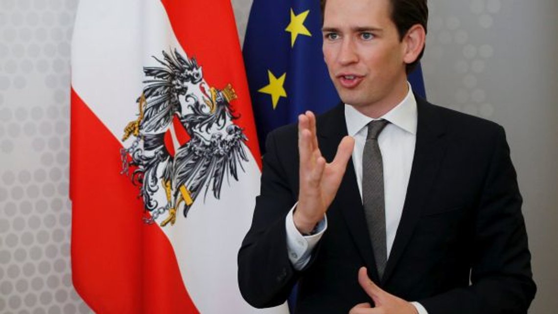 Sebastian Kurz udenrigsminister Østrig 2016