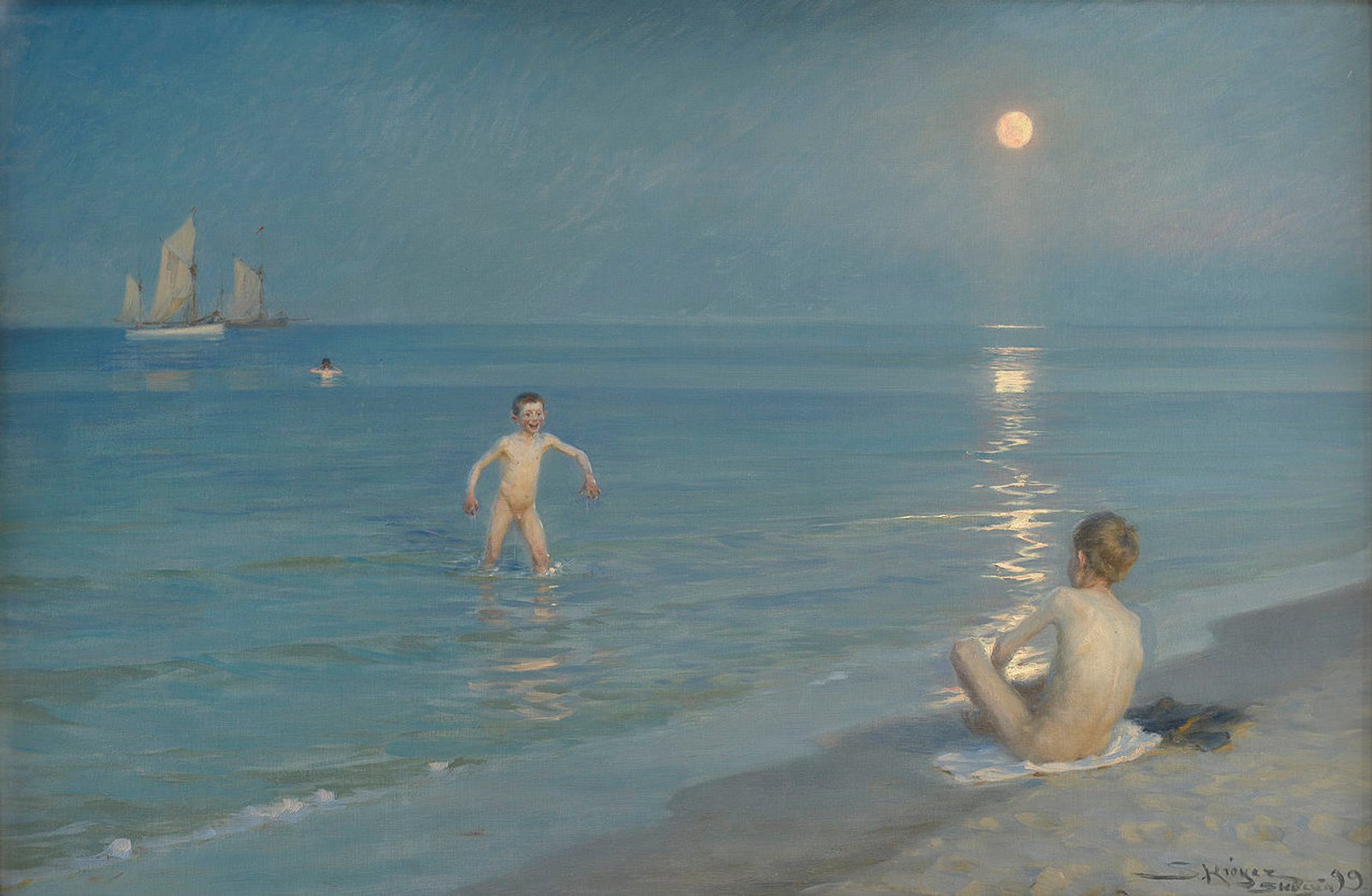1280px-Badende_drenge_en_sommeraften_ved_Skagens_strand_(1899_painting)