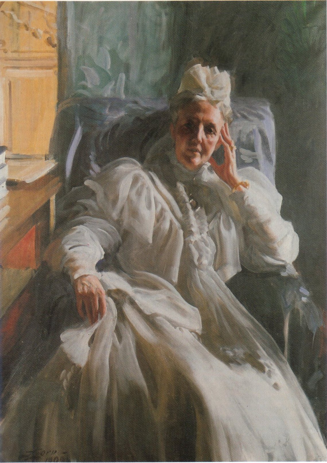 Anders_Zorn_-_Drottning_Sophia_1909