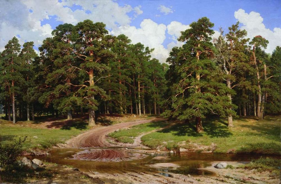 pine_forest_by_ivan_shishkin_1895