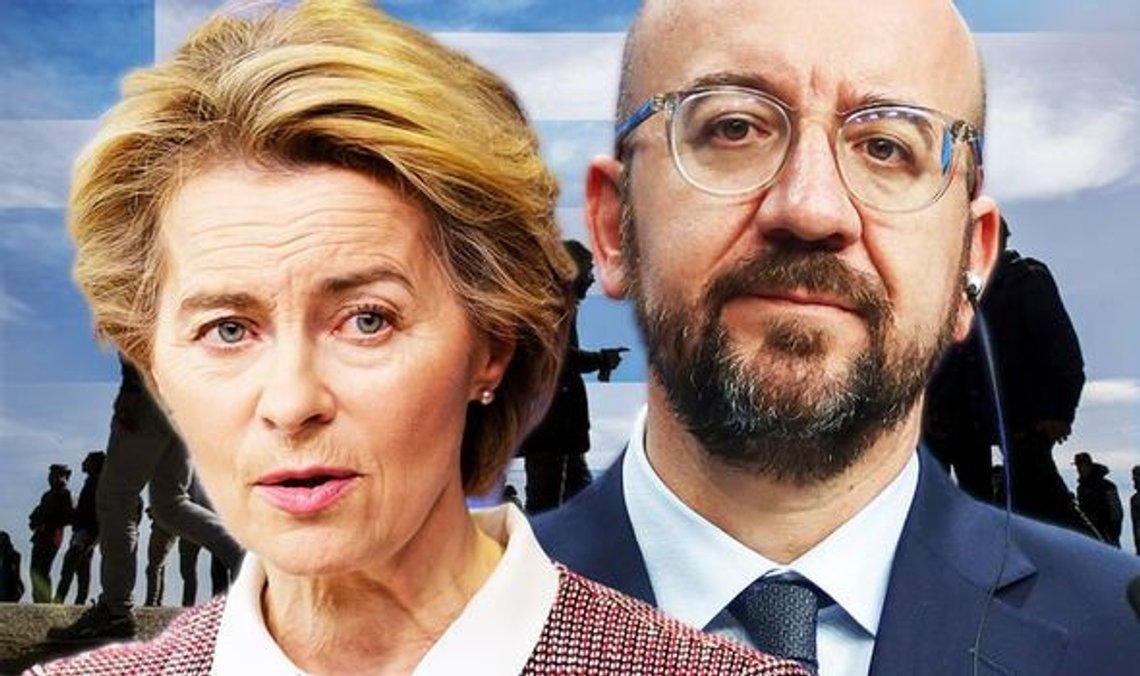 Leder av Kommisionen, Ursula von Leyen og præsidenten for Ministerrådet, Charles Michel. Leder av Kommisionen, Ursula von Leyen og præsidenten for Ministerrådet, Charles Michel.