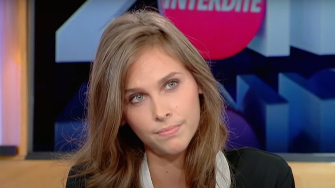 Ophélie Meunier. Stillbilde: C à vous / YouTube. Ophélie Meunier. Stillbilde: C à vous / YouTube.