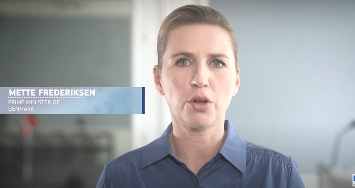 Mette Frederiksen, screenshot Mette Frederiksen, screenshot