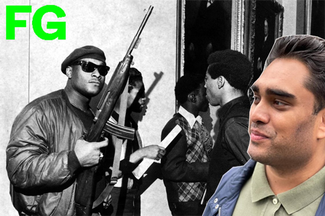 Frie Grønnes Sikandar Siddique og inspirationskilden Black Panther Party for Self Defense) Frie Grønnes Sikandar Siddique og inspirationskilden Black Panther Party for Self Defense)