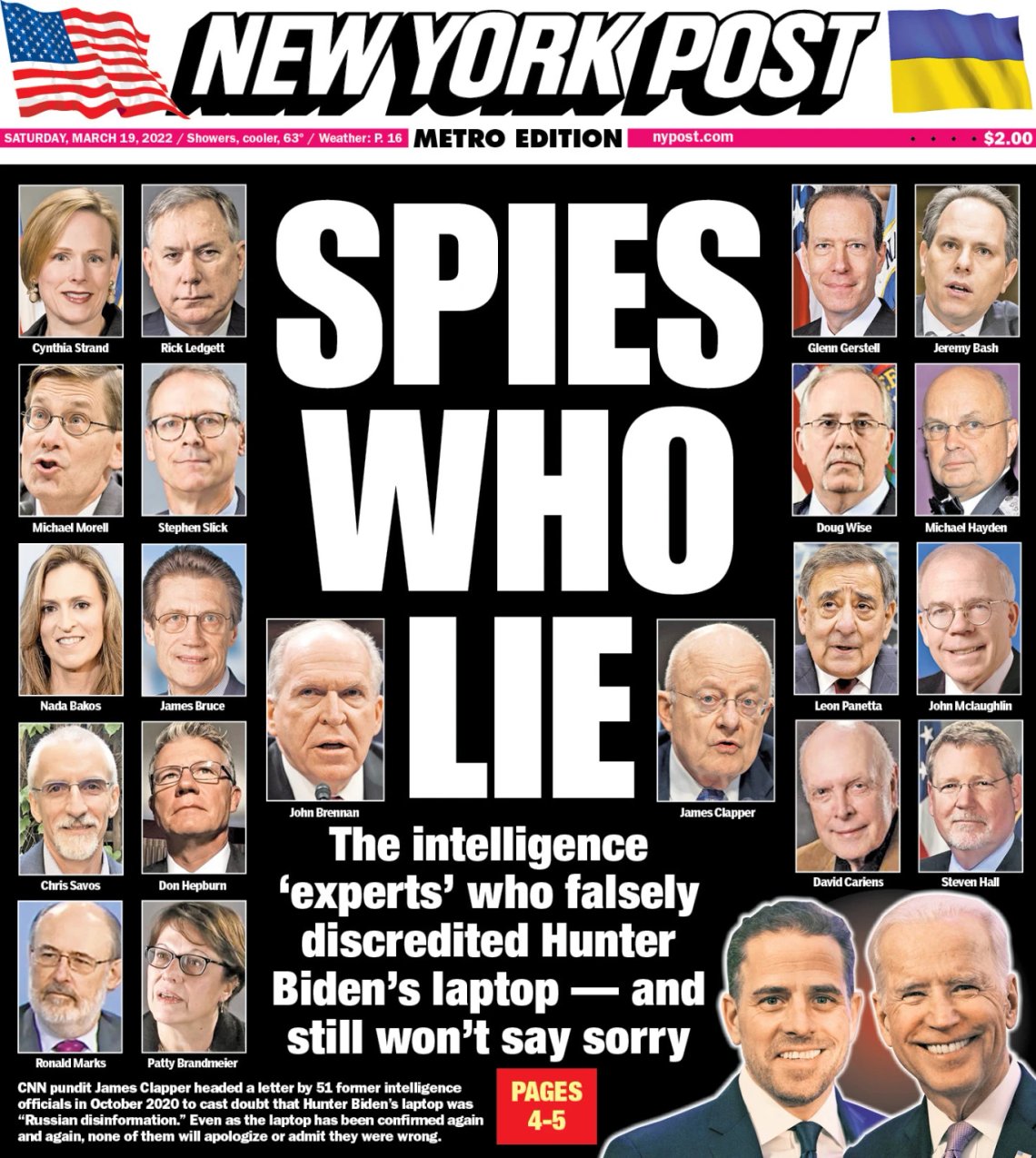 Forside New York Post Forside New York Post