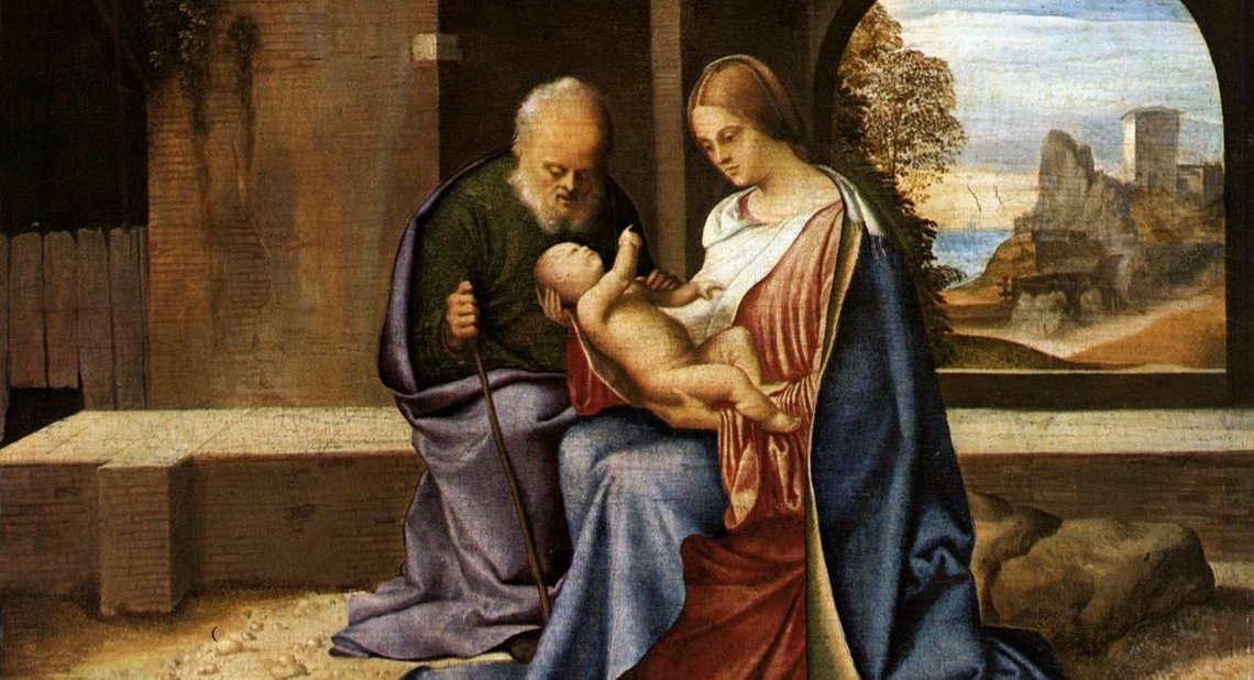 Giorgione: The Holy Family (Madonna Benson)
1500 Giorgione: The Holy Family (Madonna Benson)
1500