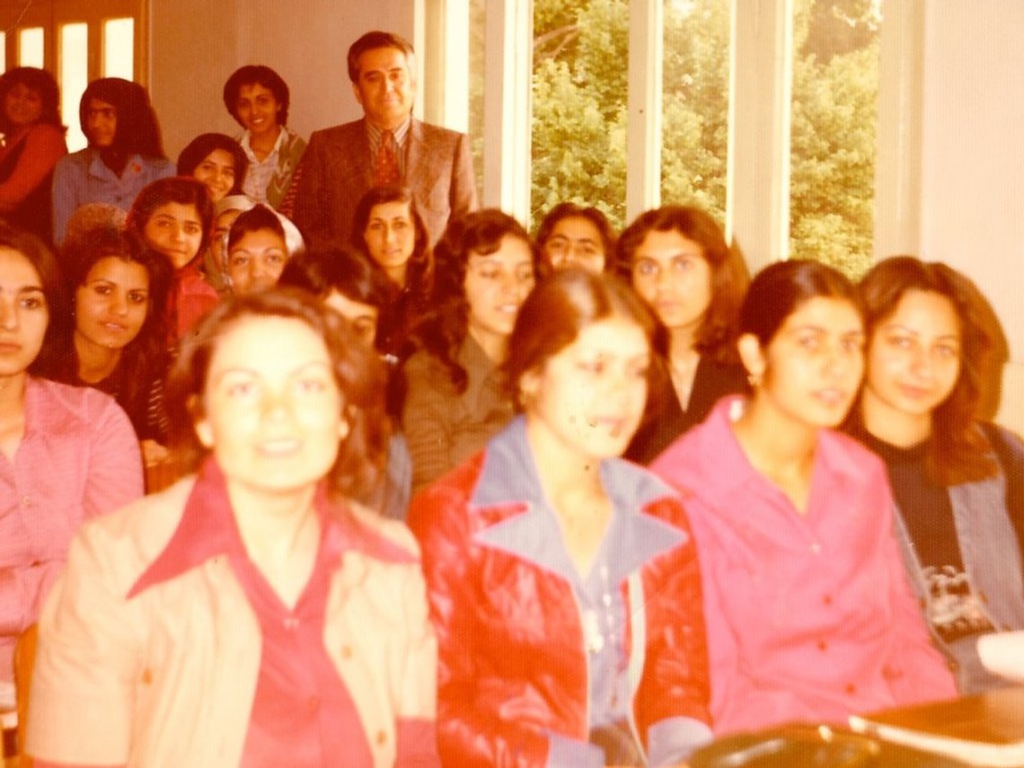 Madrese Aali Behdasht, a vocational school where students trained to work as nurses or technicians in the health field, 1968. Isfahan, Iran. (Photograph: Courtesy of Parisa Saranj) Madrese Aali Behdasht, a vocational school where students trained to work as nurses or technicians in the health field, 1968. Isfahan, Iran. (Photograph: Courtesy of Parisa Saranj)