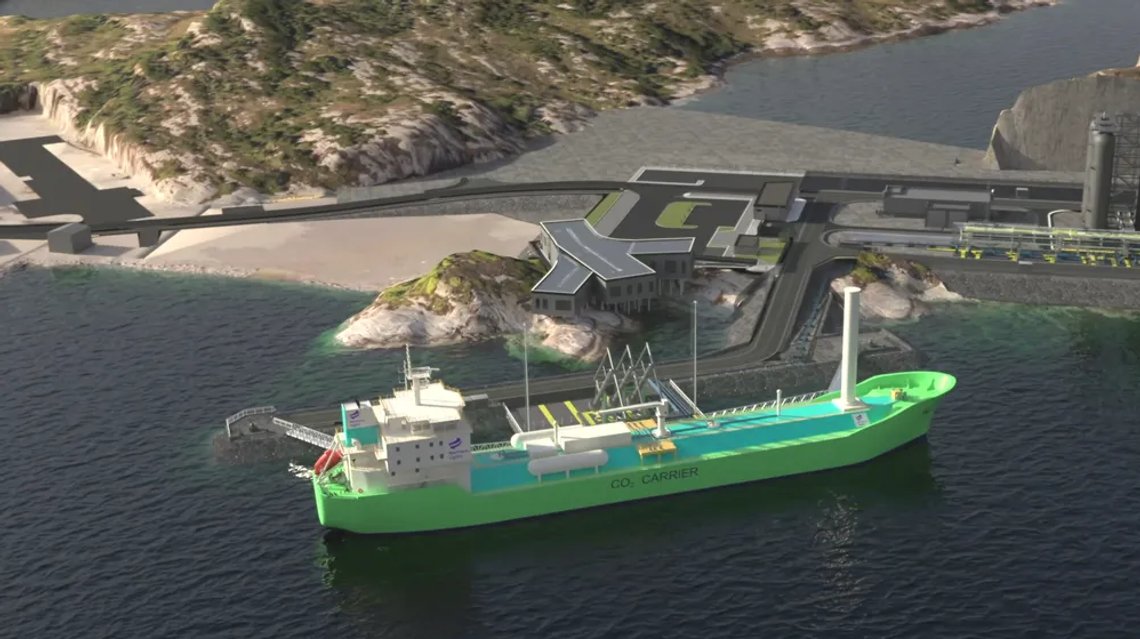 Dansk milliardtilskud bruges til at opfange dansk biogen, det vil sige organisk CO₂, som ikke giver mere CO2 i atmosfæren, og dermed ikke kan siges at have nogen negativ indvirkning på klimaet, til at blive transporteret med skib fra Danmark til Øygarden uden for Bergen. Illustration: Northern Lights Dansk milliardtilskud bruges til at opfange dansk biogen, det vil sige organisk CO₂, som ikke giver mere CO2 i atmosfæren, og dermed ikke kan siges at have nogen negativ indvirkning på klimaet, til at blive transporteret med skib fra Danmark til Øygarden uden for Bergen. Illustration: Northern Lights