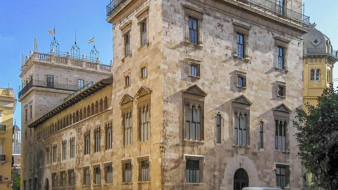 Hovedsædet for den regionale regering i Valencia. Foto: Felivet / Wikimedia Commons. Hovedsædet for den regionale regering i Valencia. Foto: Felivet / Wikimedia Commons.