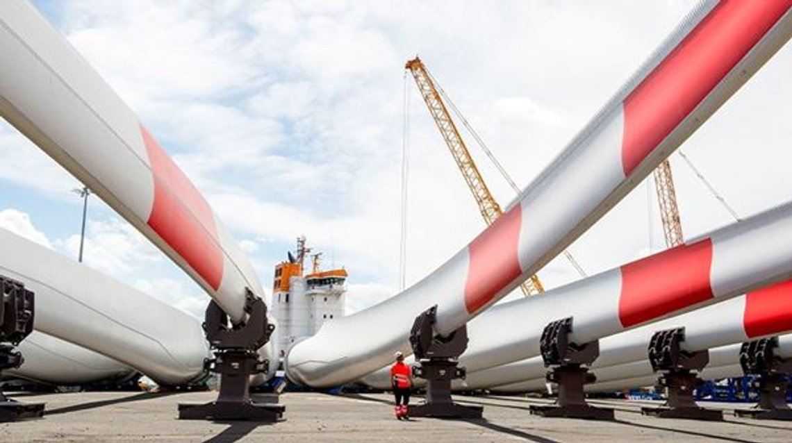 Siemens Gamesa har store problemer med vindkraftinvesteringen, blandt andet er der problemer med produktionen af møllevinger. Foto: Siemens Gamesa Siemens Gamesa har store problemer med vindkraftinvesteringen, blandt andet er der problemer med produktionen af møllevinger. Foto: Siemens Gamesa