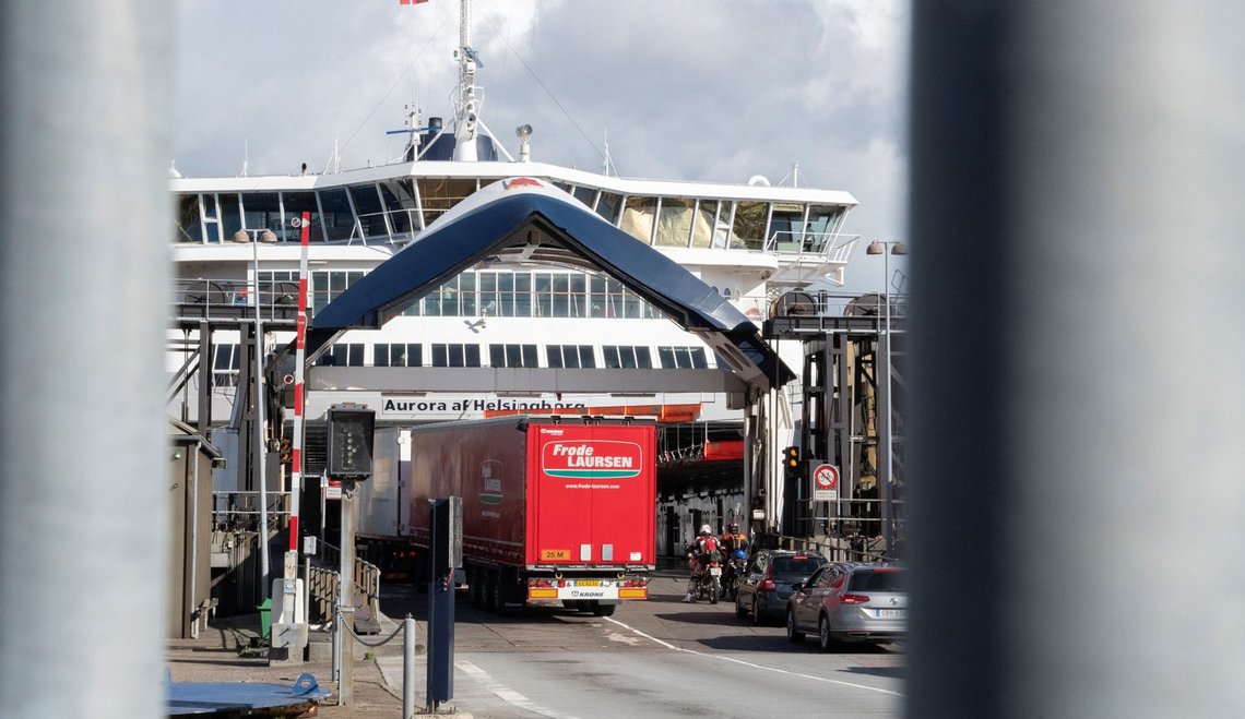 Fergen mellom danske Helsingör og svenske Helsingborg. Illustrasjonsfoto: Keld Navntoft/NTB Fergen mellom danske Helsingör og svenske Helsingborg. Illustrasjonsfoto: Keld Navntoft/NTB