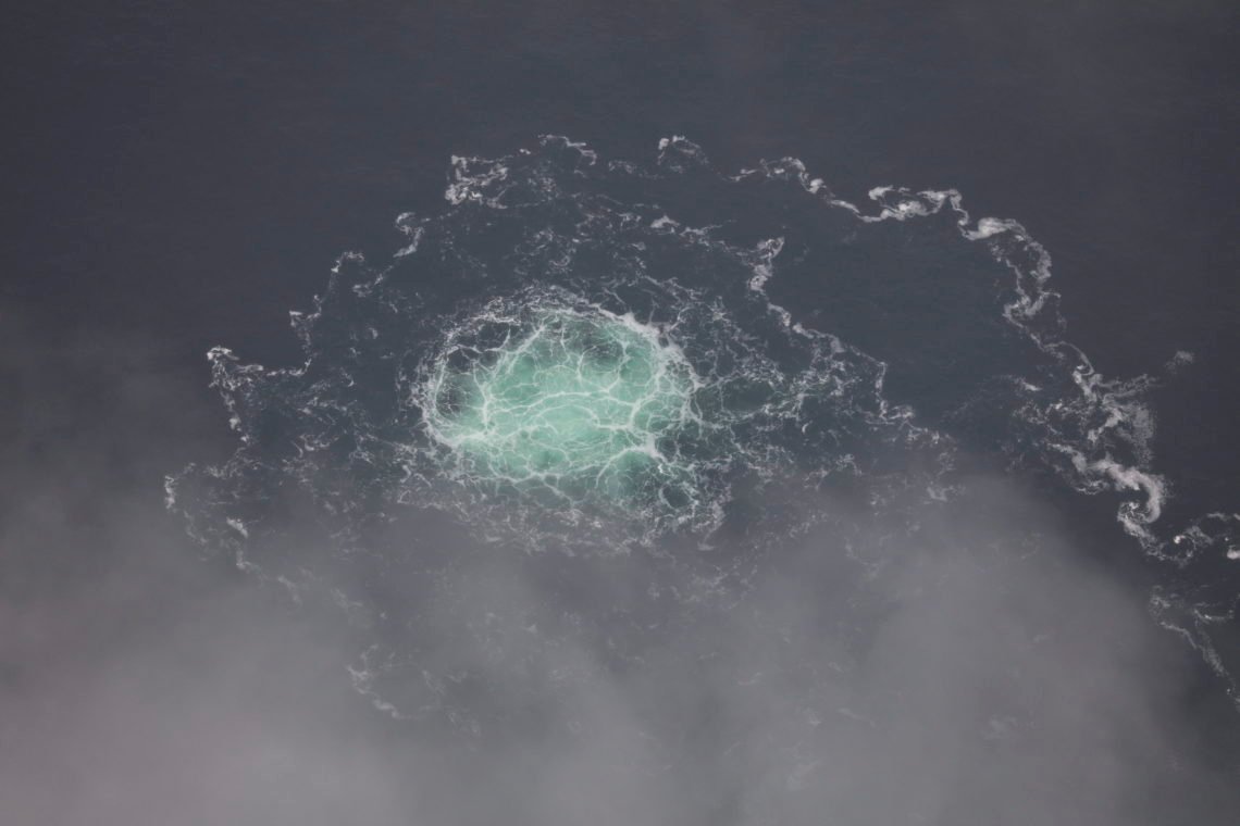 FILE - In this photo provided by Swedish Coast Guard, a view of a leak from Nord Stream 2, on Sept. 28, 2022. The accession of Sweden - together with Finland - would tighten the strategic Nordic grip on the Baltic Sea - Russia's maritime point of access to the city of St. Petersburg and its Kaliningrad exclave. (Swedish Coast Guard via AP, File) FILE - In this photo provided by Swedish Coast Guard, a view of a leak from Nord Stream 2, on Sept. 28, 2022. The accession of Sweden - together with Finland - would tighten the strategic Nordic grip on the Baltic Sea - Russia's maritime point of access to the city of St. Petersburg and its Kaliningrad exclave. (Swedish Coast Guard via AP, File)