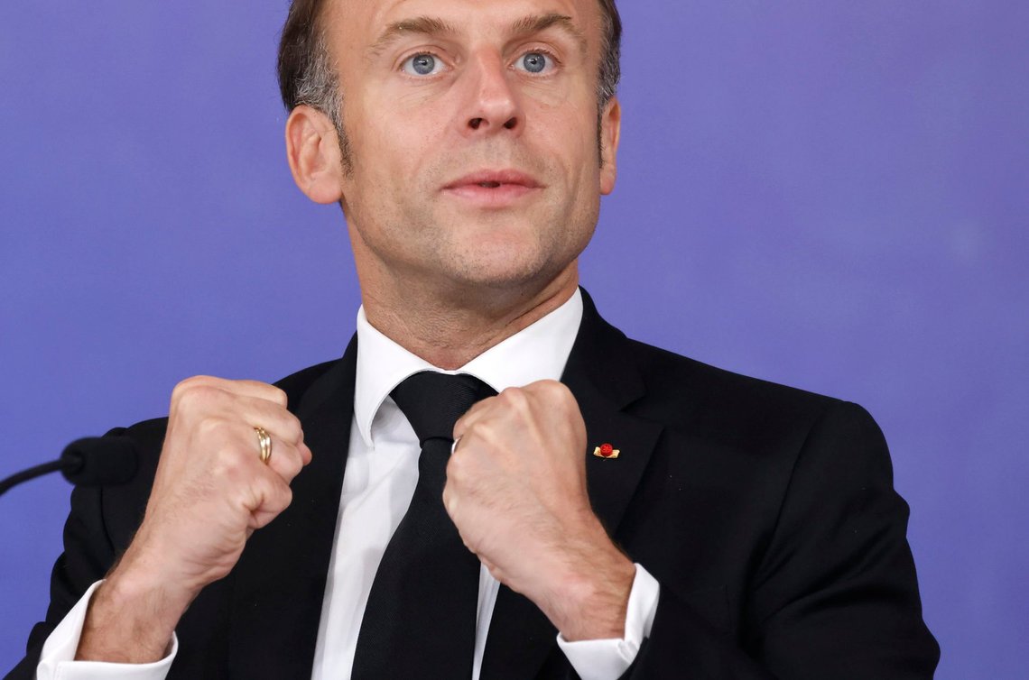 French President Emmanuel Macron delivers his speech at the final seminar of the End-of-Life Convention at the Economic, Social and Environmental Council (CESE) in Paris Friday, April 26, 2024. France's government presented a bill earlier this month to allow adults with terminal cancer or other incurable illness to take lethal medication, as public demands grow for legal options for aid in dying. ( Ludovic Marin via AP) French President Emmanuel Macron delivers his speech at the final seminar of the End-of-Life Convention at the Economic, Social and Environmental Council (CESE) in Paris Friday, April 26, 2024. France's government presented a bill earlier this month to allow adults with terminal cancer or other incurable illness to take lethal medication, as public demands grow for legal options for aid in dying. ( Ludovic Marin via AP)