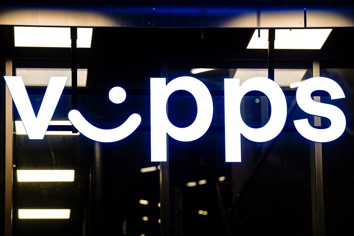 Oslo 20220224. Vipps-logoet i Oslo Foto: Lise Åserud / NTB Oslo 20220224. Vipps-logoet i Oslo Foto: Lise Åserud / NTB