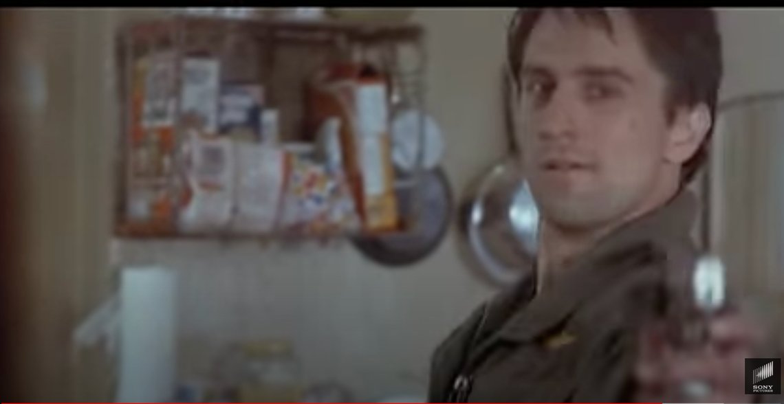Travic Bickle, "Taxi Driver" (1976) Travic Bickle, "Taxi Driver" (1976)