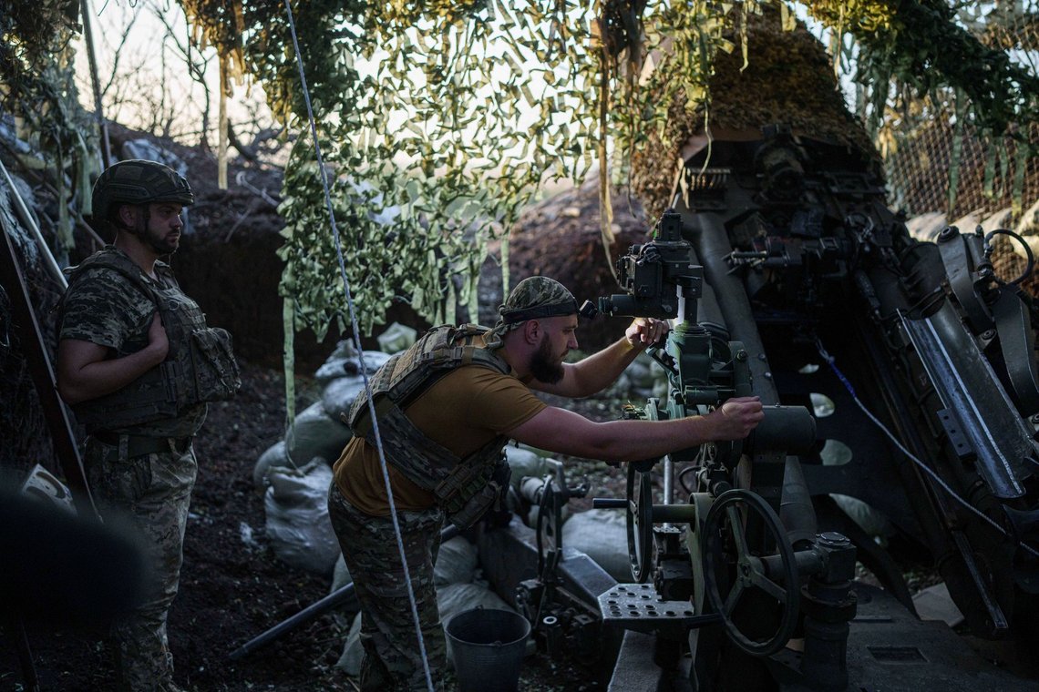 Ukrainian serviceman of 148th separate artillery brigade of the Air Assault Forces prepare his M777 howitzer before firing towards Russian positions at the frontline in Donetsk region, Ukraine, Wednesday, August 21, 2024. (AP Photo/Evgeniy Maloletka) Ukrainian serviceman of 148th separate artillery brigade of the Air Assault Forces prepare his M777 howitzer before firing towards Russian positions at the frontline in Donetsk region, Ukraine, Wednesday, August 21, 2024. (AP Photo/Evgeniy Maloletka)
