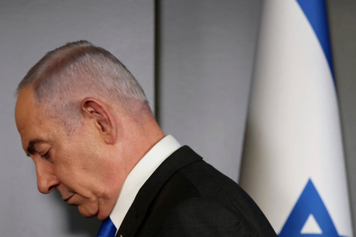 Israeli Prime Minister Benjamin Netanyahu attends a press conference at the Government Press office in Jerusalem, Wednesday, Sept. 4, 2024. (Abir Sultan/Pool via AP) Israeli Prime Minister Benjamin Netanyahu attends a press conference at the Government Press office in Jerusalem, Wednesday, Sept. 4, 2024. (Abir Sultan/Pool via AP)