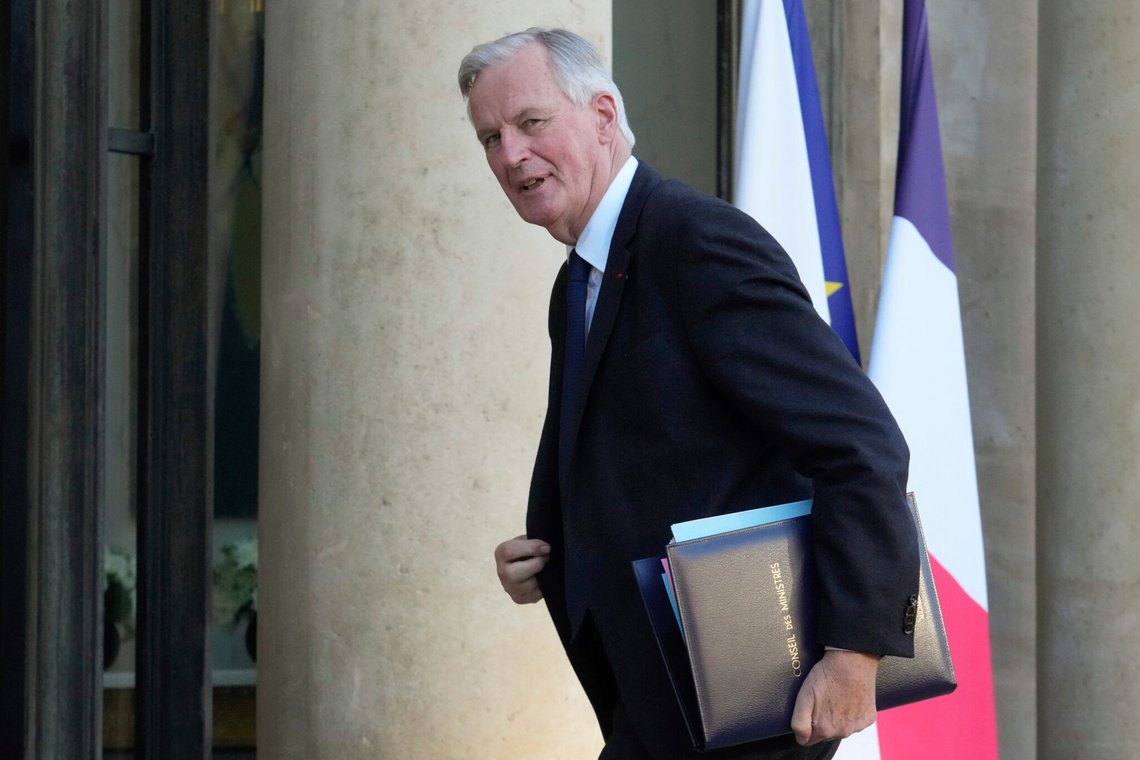 Michel Barnier. Foto: Michel Euler / AP / NTB. Michel Barnier. Foto: Michel Euler / AP / NTB.