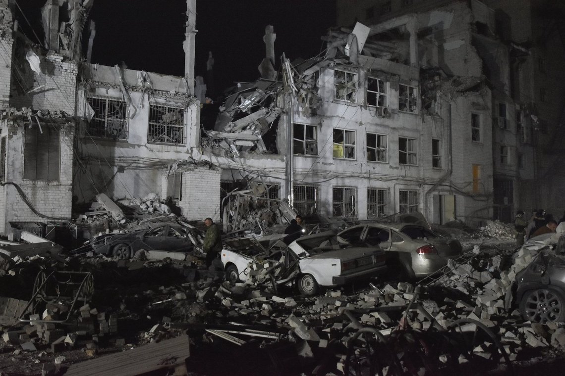 A private medical clinic is seen damaged by a Russian missile attack in Zaporizhzhia, Ukraine, Tuesday, Dec. 10, 2024. (AP Photo/Andriy Andriyenko) A private medical clinic is seen damaged by a Russian missile attack in Zaporizhzhia, Ukraine, Tuesday, Dec. 10, 2024. (AP Photo/Andriy Andriyenko)