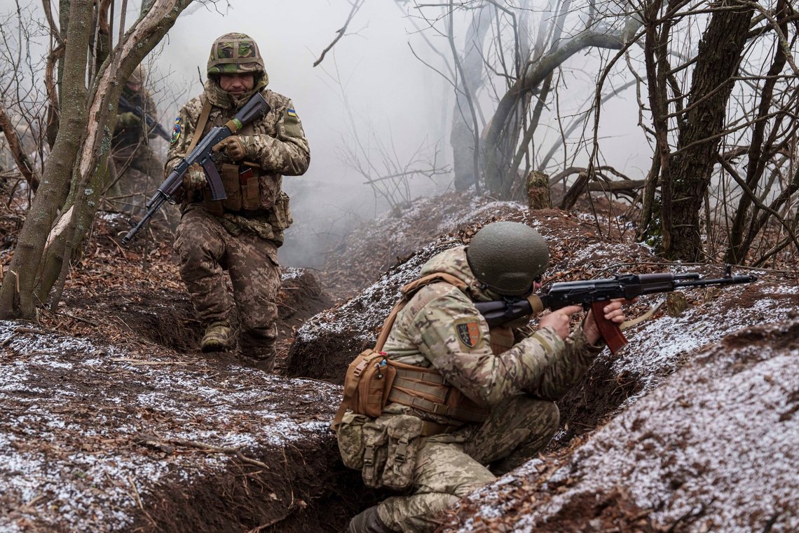Ukrainian servicemen of 24th Mechanized brigade train at the polygon not far from frontline in Donetsk region, Ukraine, Tuesday, Jan. 21, 2025. (AP Photo/Evgeniy Maloletka) Ukrainian servicemen of 24th Mechanized brigade train at the polygon not far from frontline in Donetsk region, Ukraine, Tuesday, Jan. 21, 2025. (AP Photo/Evgeniy Maloletka)