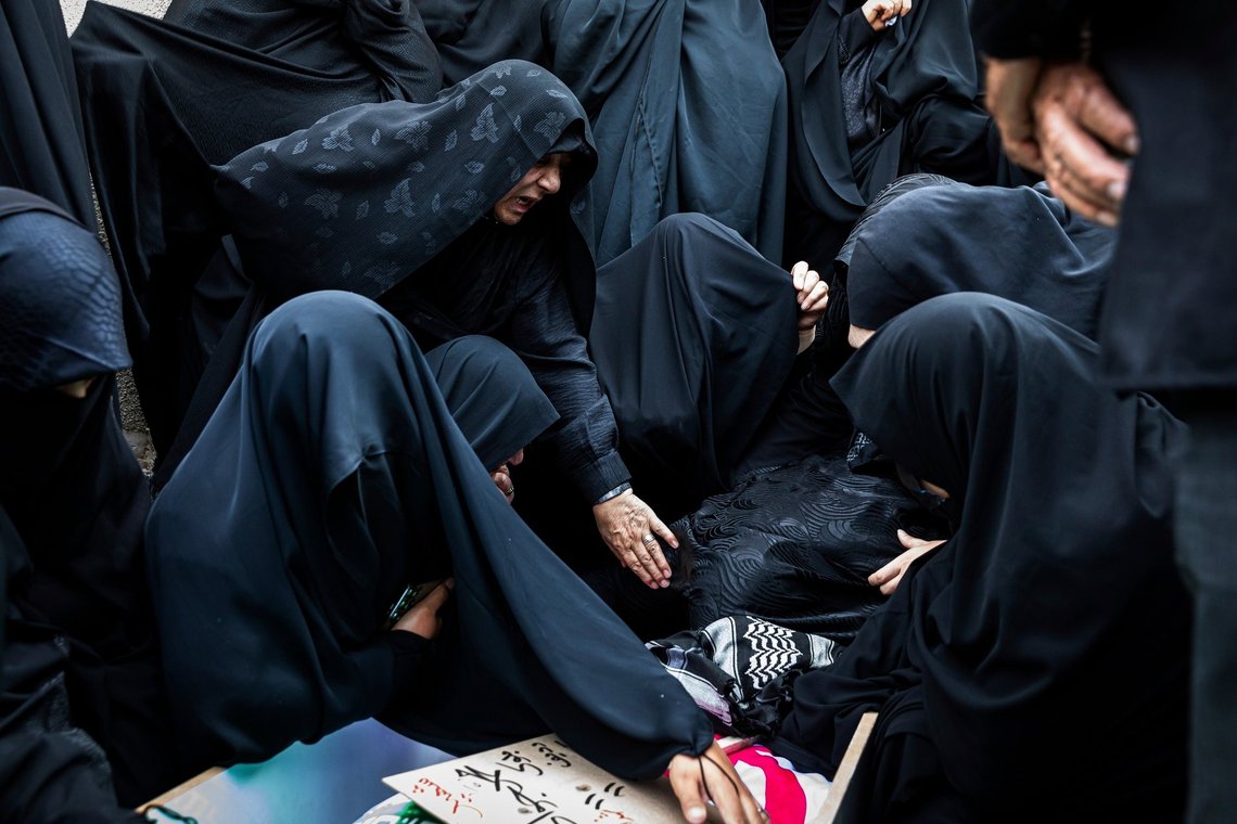 Women mourn over the body of Mohammadi Javad Naseri, who was reportedly killed in Israeli strikes in the northwestern Iranian city of Tabriz, Monday, June 16, 2025. (AP Photo/Matin Hashemi) Women mourn over the body of Mohammadi Javad Naseri, who was reportedly killed in Israeli strikes in the northwestern Iranian city of Tabriz, Monday, June 16, 2025. (AP Photo/Matin Hashemi)