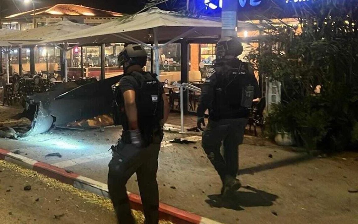 iran missiile strike northern israel 13 juli israeli police iran missiile strike northern israel 13 juli israeli police