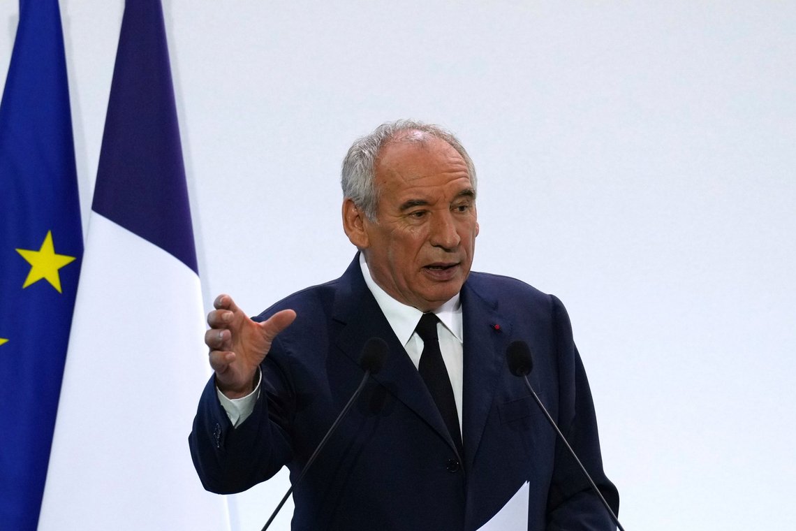 Den franske premierminister Francois Bayrou præsenterer planer for næste års budget den 15. juli 2025 i Paris. Foto: Aurelien Morissard, AP-NTB. Den franske premierminister Francois Bayrou præsenterer planer for næste års budget den 15. juli 2025 i Paris. Foto: Aurelien Morissard, AP-NTB.