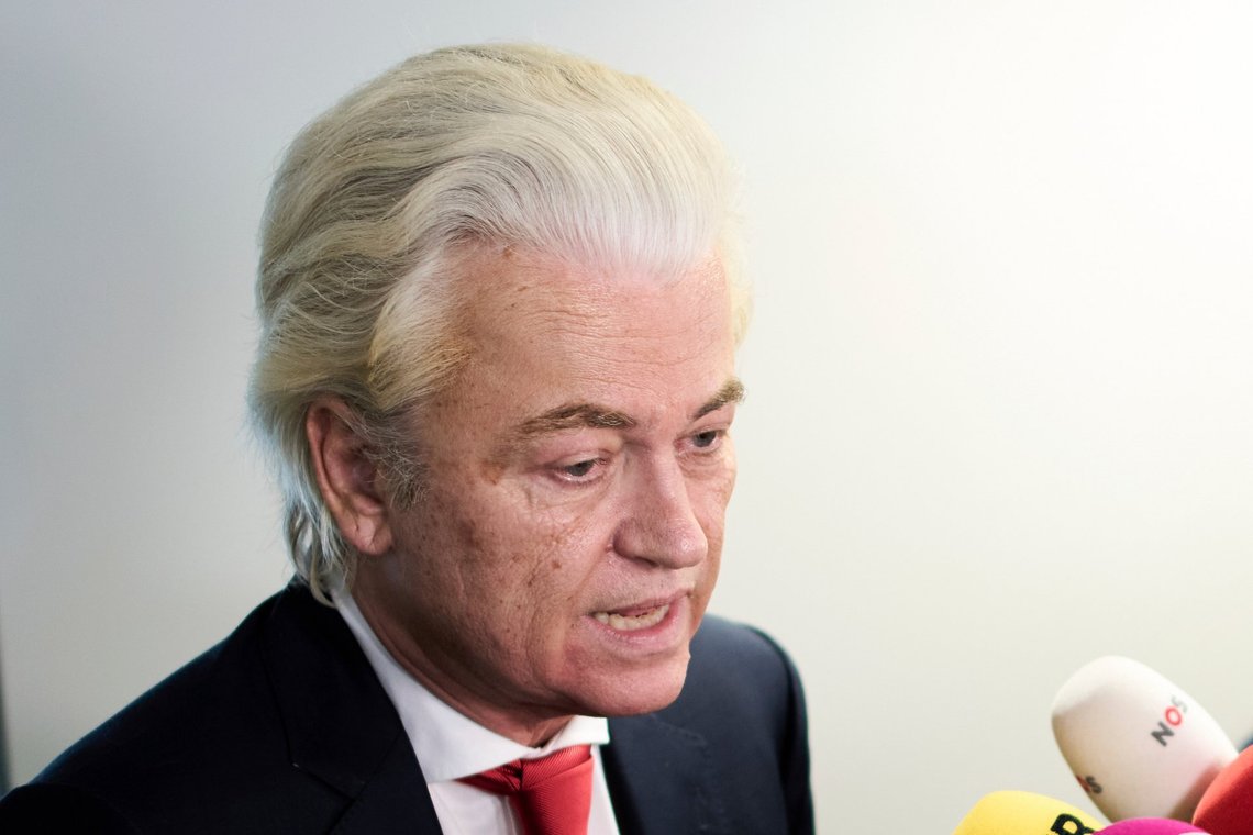 FILE - Far-right lawmaker Geert Wilders after pulling his party out of the four-party Dutch coalition in The Hague, Netherlands, Tuesday, June 3, 2025. (AP Photo/Peter Dejong, File) FILE - Far-right lawmaker Geert Wilders after pulling his party out of the four-party Dutch coalition in The Hague, Netherlands, Tuesday, June 3, 2025. (AP Photo/Peter Dejong, File)