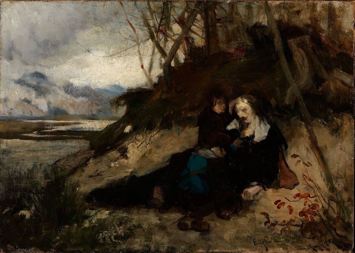 Eillif Pettersen Coritz Ulfeldts død, Nasjonalmuseet Eillif Pettersen Coritz Ulfeldts død, Nasjonalmuseet