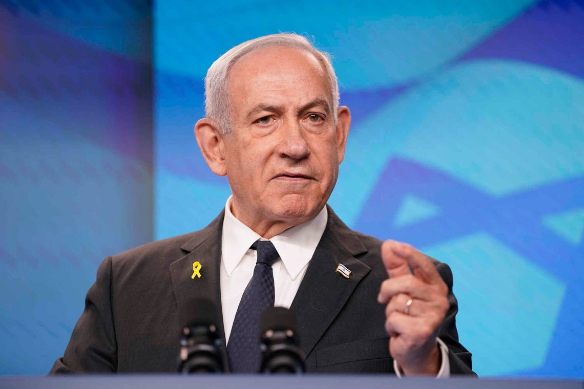 Benjamin Netanyahu opfordrer vestlige regeringer til at gøre mere i kampen mod antisemitisme. Foto: Nathan Howard / AP / NTB Benjamin Netanyahu opfordrer vestlige regeringer til at gøre mere i kampen mod antisemitisme. Foto: Nathan Howard / AP / NTB