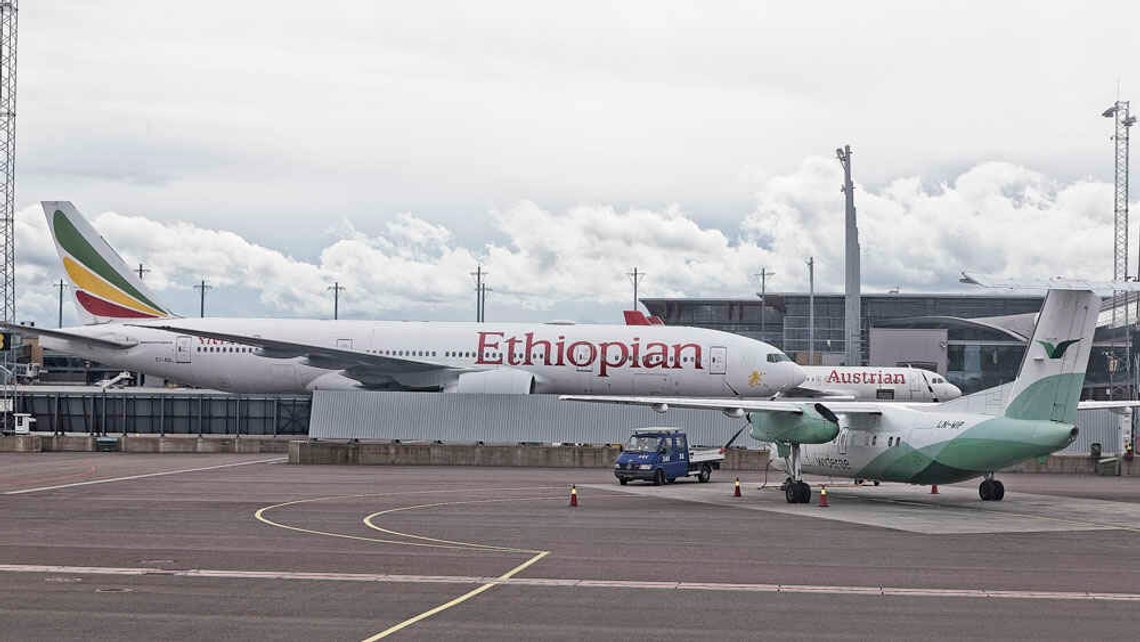 Ethiopian Airways har tydeligvis meget at lave i de nordiske lufthavne. Det samme gælder flyvninger fra islamiske destinationer som Emirates og Turkish Airways. Billedet er taget i Gardermoen i august 2022. Foto: Bente Haarstad Ethiopian Airways har tydeligvis meget at lave i de nordiske lufthavne. Det samme gælder flyvninger fra islamiske destinationer som Emirates og Turkish Airways. Billedet er taget i Gardermoen i august 2022. Foto: Bente Haarstad
