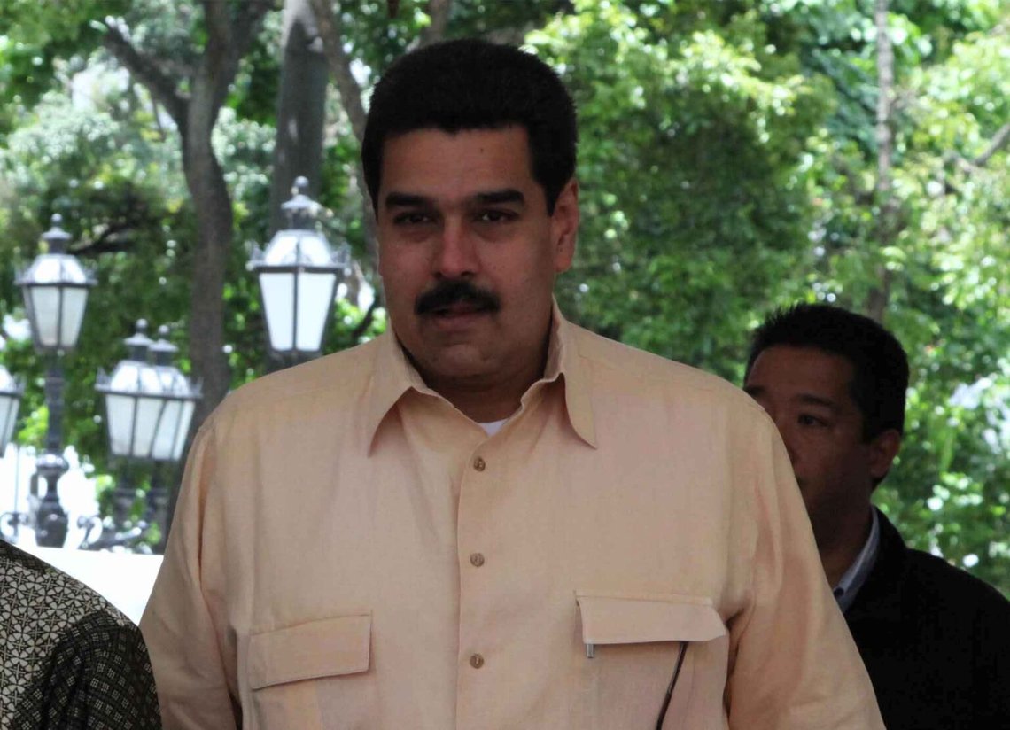 Nicolás Maduro Moros. Foto: Cancillería Ecuador CC BY-SA 2.0 beskåret Nicolás Maduro Moros. Foto: Cancillería Ecuador CC BY-SA 2.0 beskåret