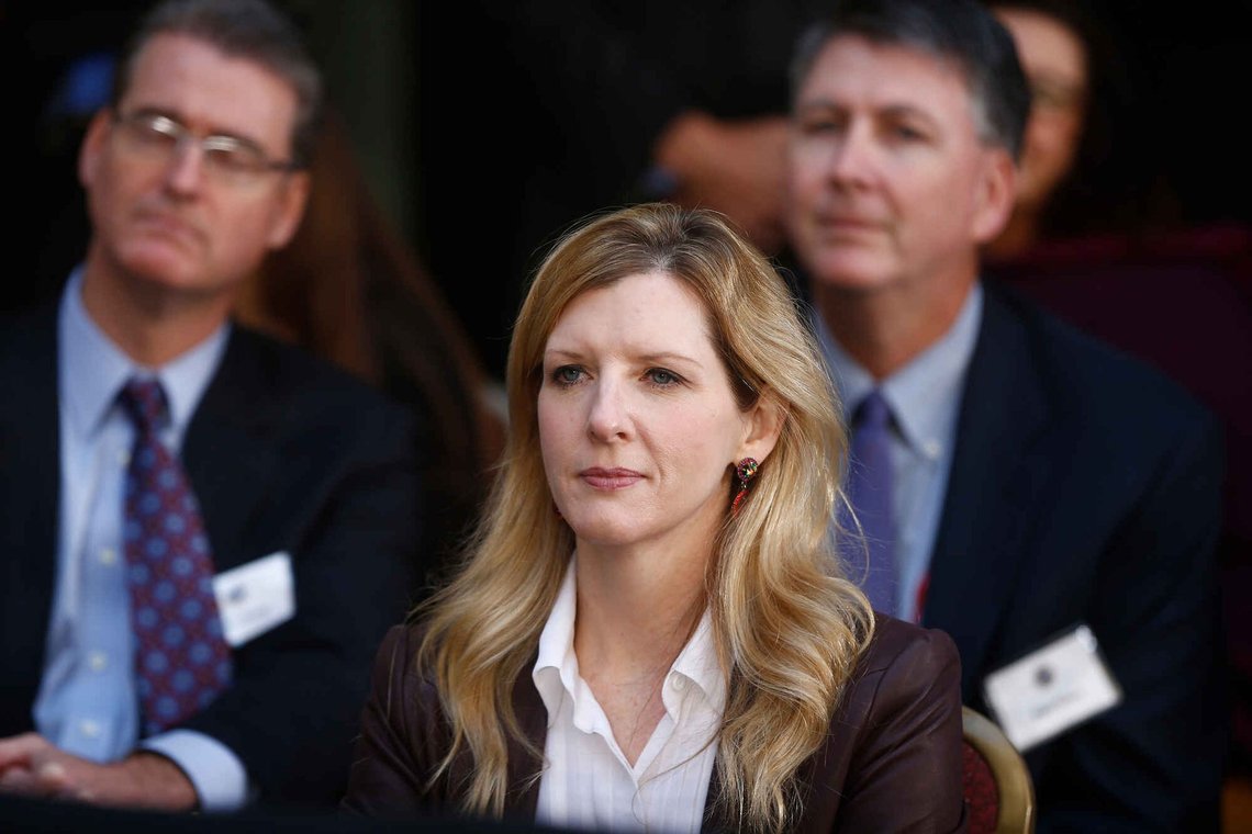 FILE - White House counsel Kathryn Ruemmler listens as President Barack Obama speaks at an installation ceremony for FBI Director James Comey at FBI Headquarters, in Washington, Oct. 28, 2013. (AP Photo/Charles Dharapak, File) FILE - White House counsel Kathryn Ruemmler listens as President Barack Obama speaks at an installation ceremony for FBI Director James Comey at FBI Headquarters, in Washington, Oct. 28, 2013. (AP Photo/Charles Dharapak, File)