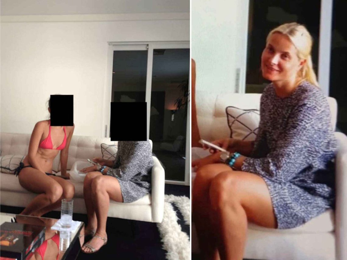 Billedet til venstre blev fundet indrammet af FBI, da de ransagede Epsteins villa på hans private ø Little Saint James. Udsnittet til højre er et andet billede fra samme situation, taget af Epstein selv eller en assistent. (Foto: Menig/DOJ) Billedet til venstre blev fundet indrammet af FBI, da de ransagede Epsteins villa på hans private ø Little Saint James. Udsnittet til højre er et andet billede fra samme situation, taget af Epstein selv eller en assistent. (Foto: Menig/DOJ)