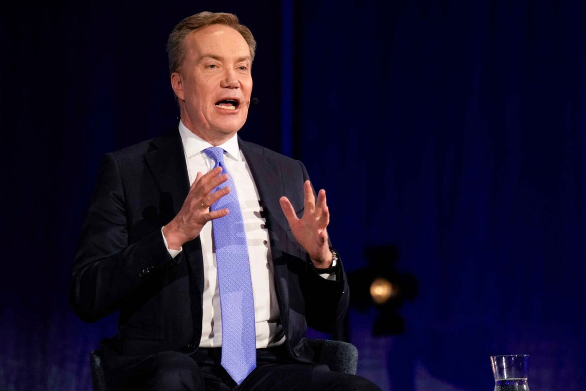 Administrerende direktør for World Economic Forum, Børge Brende, under den årlige konference for Norsk Arbejdsgiverforening (NHO) på Nova Spektrum i Lillestrøm. Foto: Heiko Junge / NTB Administrerende direktør for World Economic Forum, Børge Brende, under den årlige konference for Norsk Arbejdsgiverforening (NHO) på Nova Spektrum i Lillestrøm. Foto: Heiko Junge / NTB