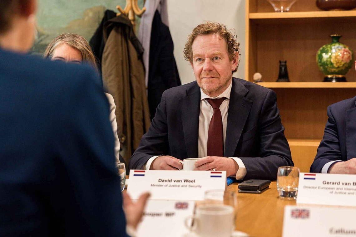 Den hollandske justitsminister David Martijn van Weel. Foto: Andy Taylor - Indenrigsministeriet CC BY 2.0 Den hollandske justitsminister David Martijn van Weel. Foto: Andy Taylor - Indenrigsministeriet CC BY 2.0