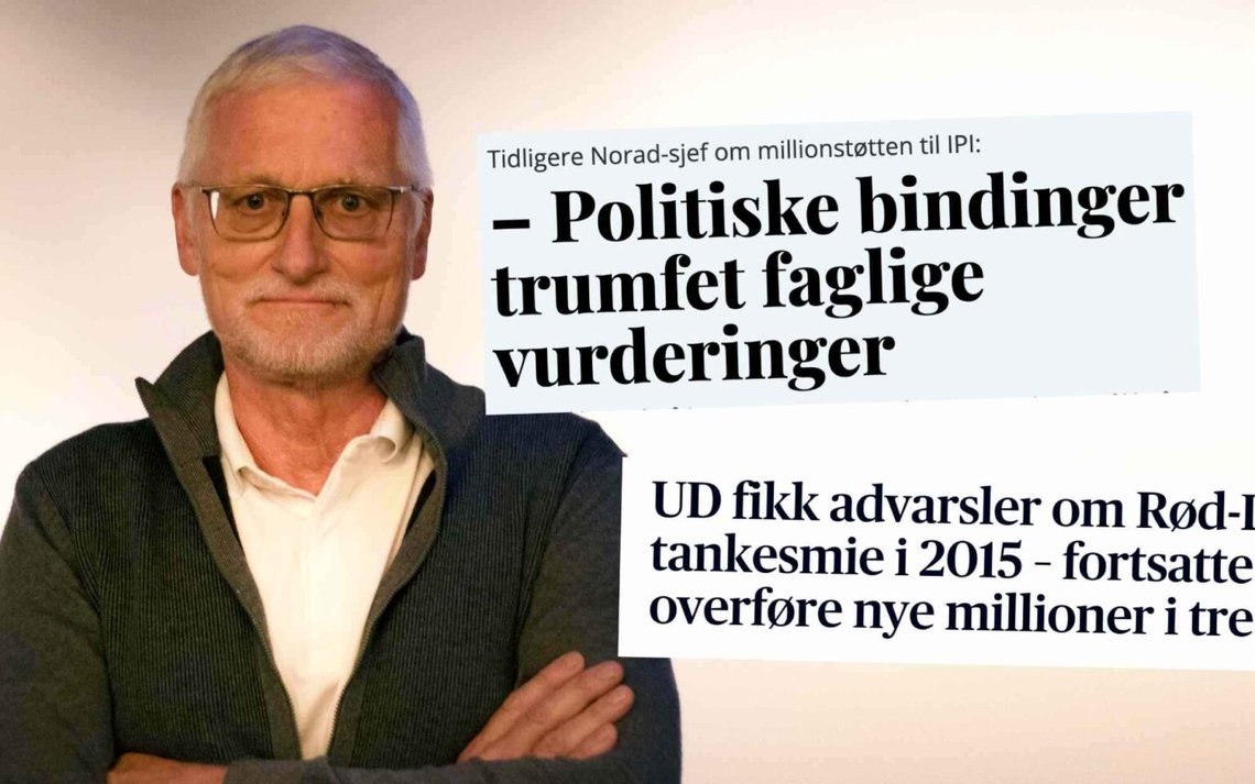 Jon Lomøy, tidligere diplomat, afdelingsdirektør i OECD og direktør for Norad. (Foto: Ibrahim Mursal via NTB Kommunikasjon/facsimiles Aftenposten og Panoramanyheter.no) Jon Lomøy, tidligere diplomat, afdelingsdirektør i OECD og direktør for Norad. (Foto: Ibrahim Mursal via NTB Kommunikasjon/facsimiles Aftenposten og Panoramanyheter.no)