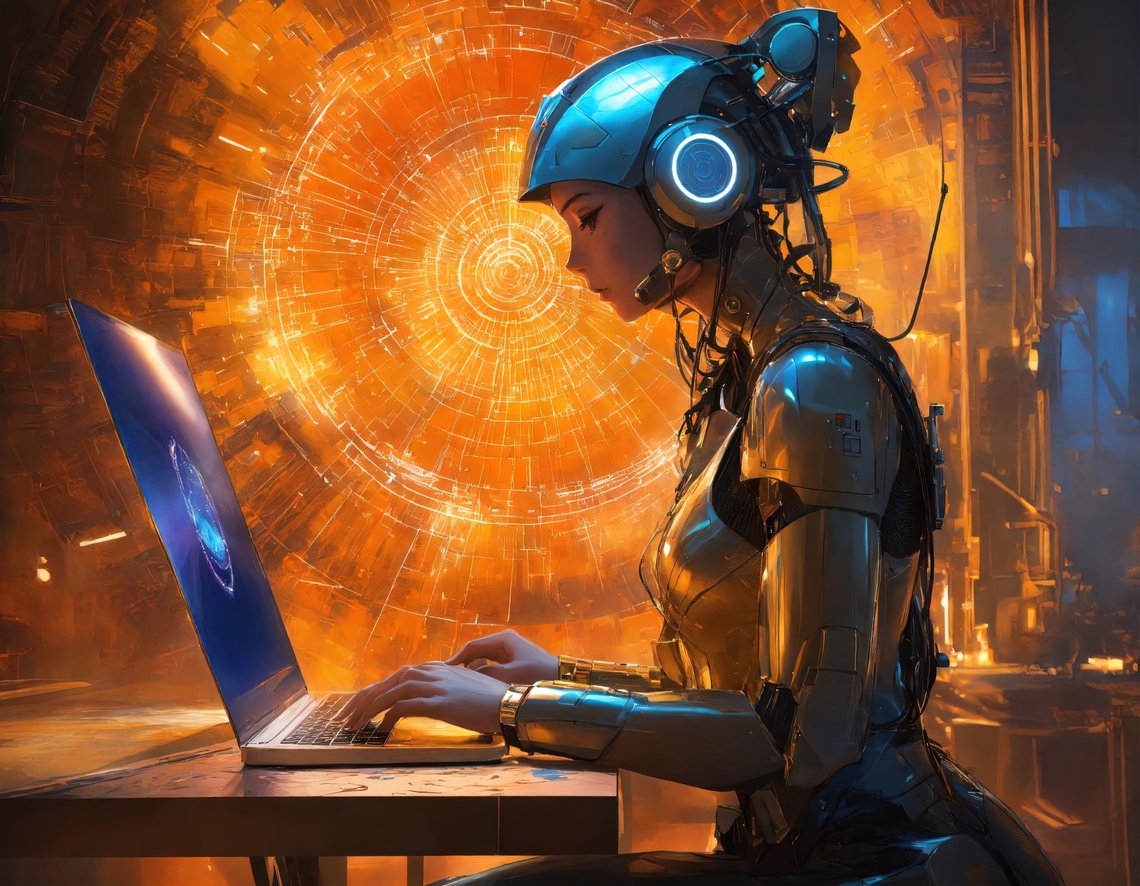 Billede af kunstig intelligens, skabt med kunstig intelligens. Fra Pixabay. Billede af kunstig intelligens, skabt med kunstig intelligens. Fra Pixabay.