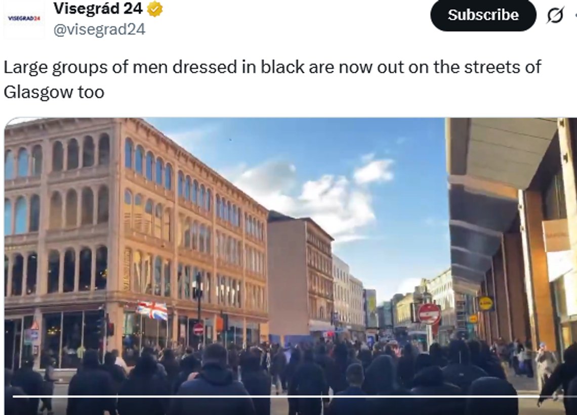 Skærmbillede fra Visegrád 24 på X. Skærmbillede fra Visegrád 24 på X.