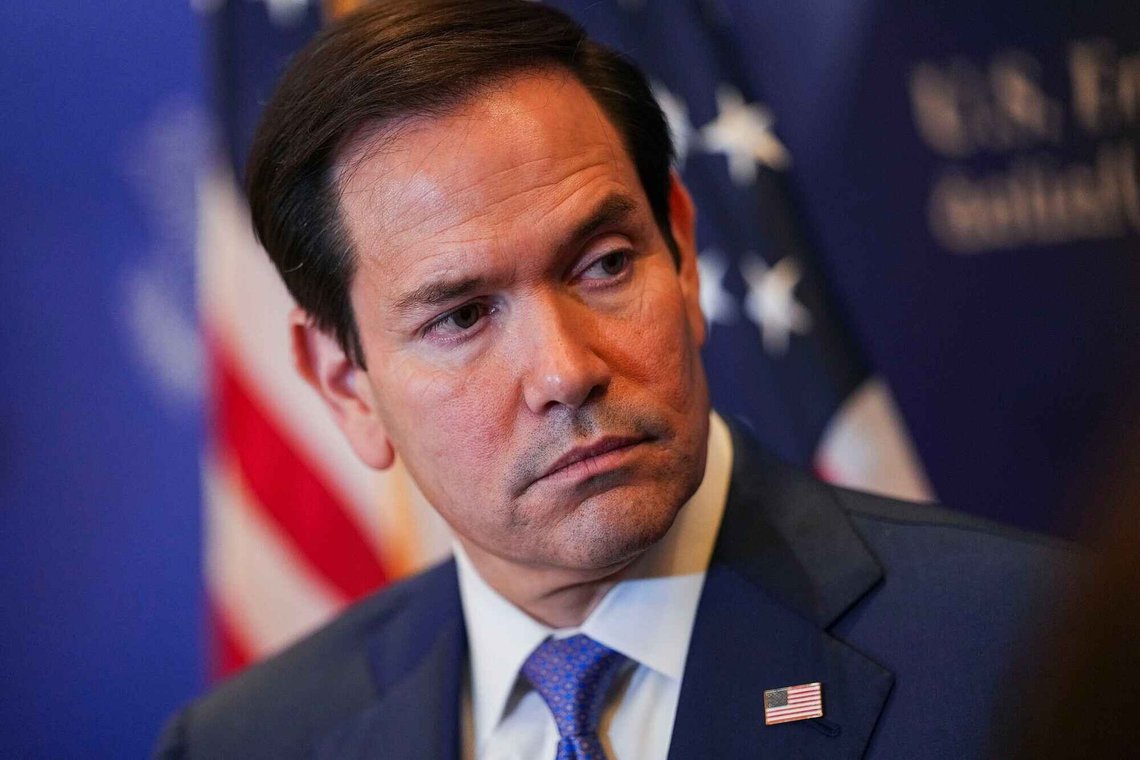 Den amerikanske udenrigsminister, Marco Rubio, siger, at ICC truer landets suverænitet. Foto: Eric Lee / AP / NTB Den amerikanske udenrigsminister, Marco Rubio, siger, at ICC truer landets suverænitet. Foto: Eric Lee / AP / NTB