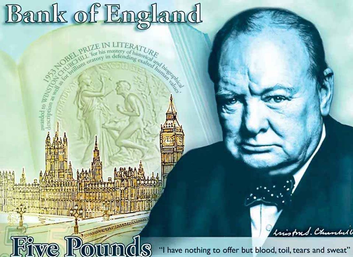 Churchill, der ledede landet gennem Anden Verdenskrig, betragtes som problematisk, fordi han repræsenterer en »forældet« britisk identitet. Illustration fra X Churchill, der ledede landet gennem Anden Verdenskrig, betragtes som problematisk, fordi han repræsenterer en »forældet« britisk identitet. Illustration fra X