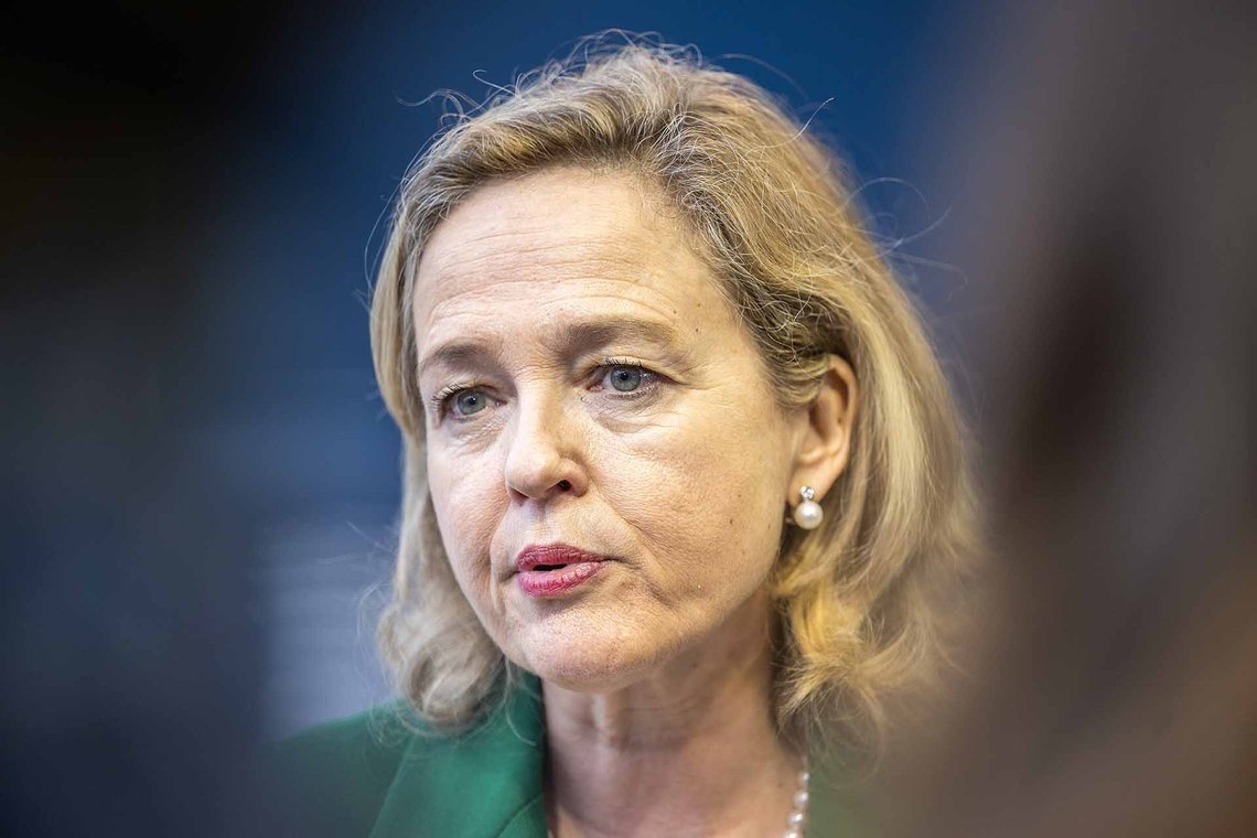 Nadia Calviño, formand for Den Europæiske Investeringsbank. Foto: Det belgiske formandskab for Rådet for Den Europæiske Union 2024 / CC BY 2.0 Nadia Calviño, formand for Den Europæiske Investeringsbank. Foto: Det belgiske formandskab for Rådet for Den Europæiske Union 2024 / CC BY 2.0