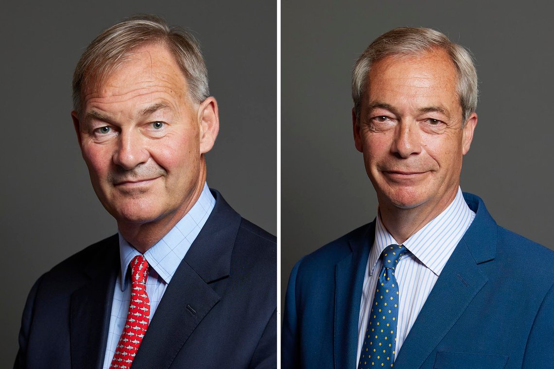 Rupert Lowe og Nigel Farage. Fotos: Laurie Noble / CC BY 3.0 Rupert Lowe og Nigel Farage. Fotos: Laurie Noble / CC BY 3.0