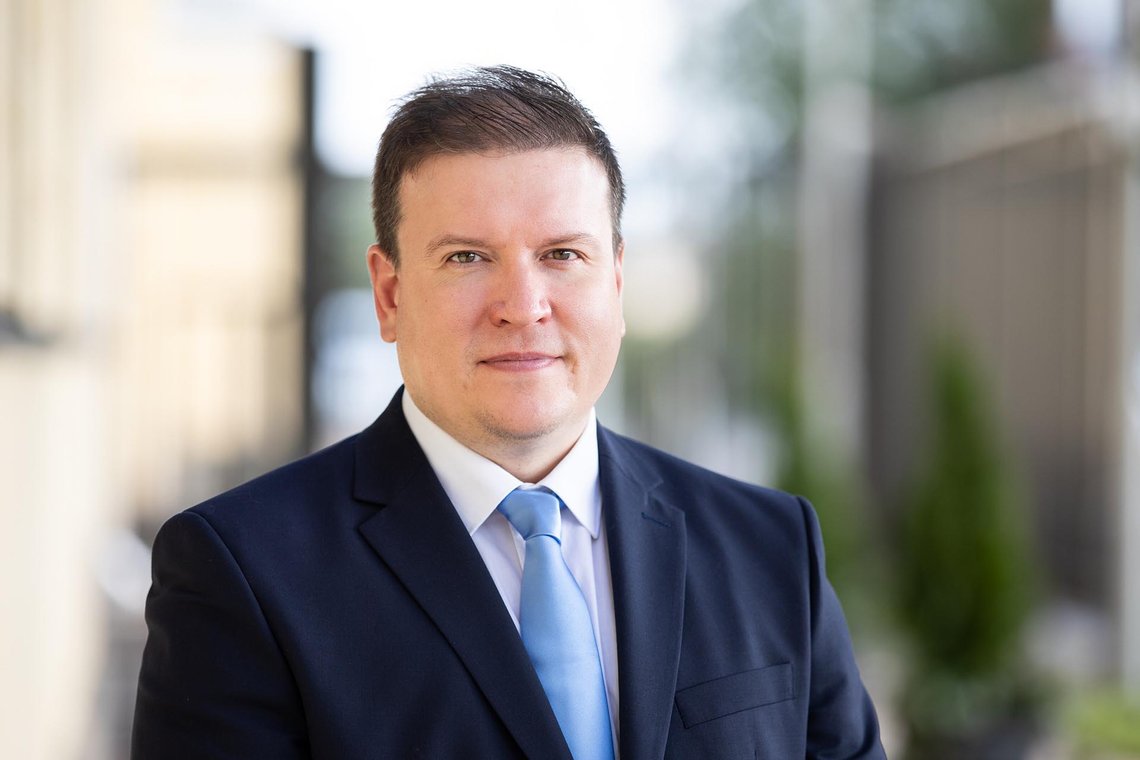 Udenrigs- og udviklingsminister Ville Tavio fra Sannfinnene. Foto: Fanni Uusitalo / CC BY 4.0 Udenrigs- og udviklingsminister Ville Tavio fra Sannfinnene. Foto: Fanni Uusitalo / CC BY 4.0