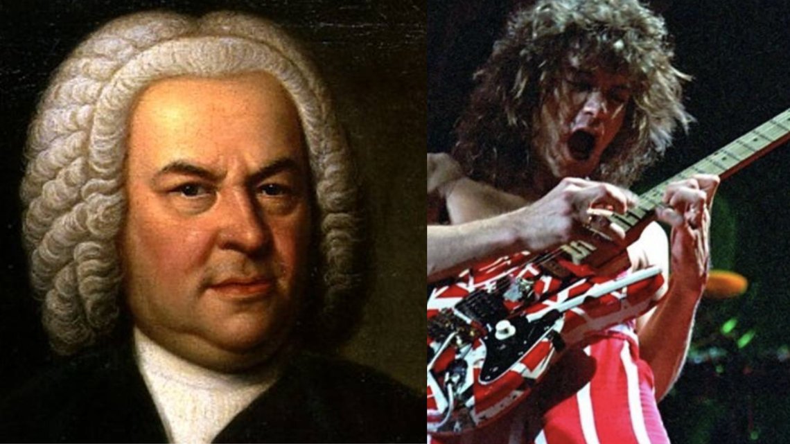 Bach and van Halen. Photo: Wikipedia/ Twitter Bach and van Halen. Photo: Wikipedia/ Twitter