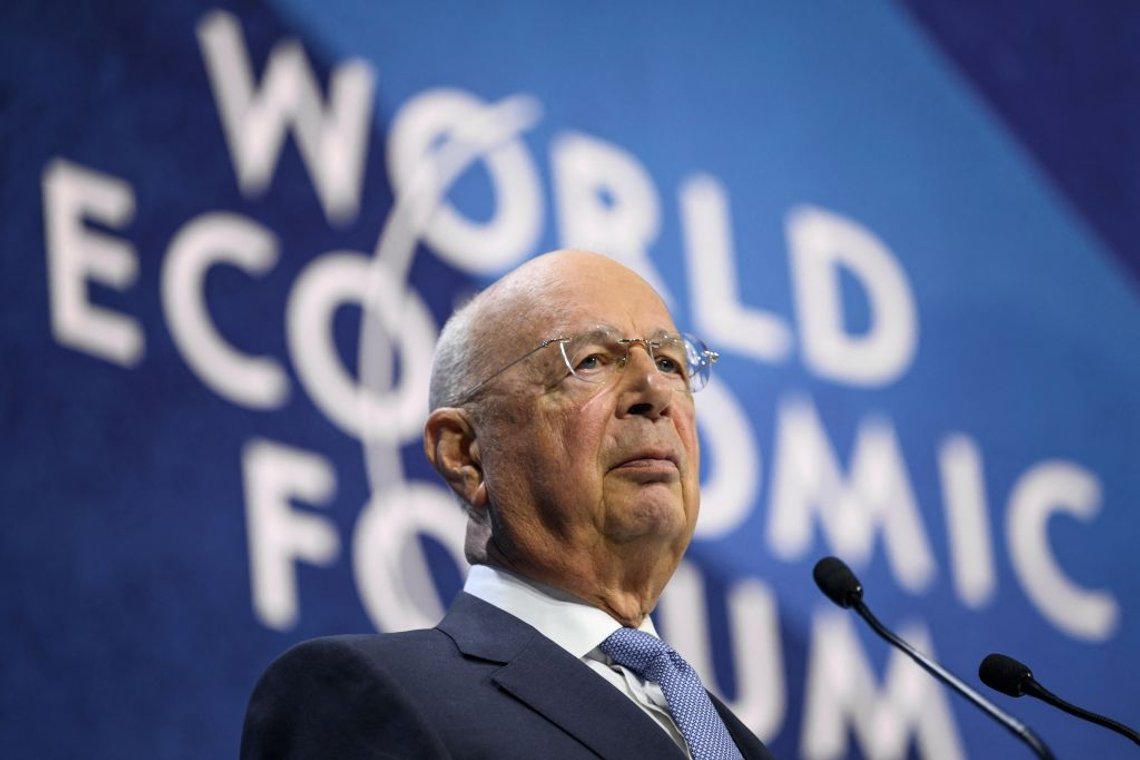 Founder and executive chairman of the World Economic Forum Klaus Schwab delivers a speech at the Congress center during the World Economic Forum (WEF) annual meeting in Davos on May 23, 2022. (Photo by Fabrice COFFRINI / AFP) (Photo by FABRICE COFFRINI/AFP via Getty Images) Founder and executive chairman of the World Economic Forum Klaus Schwab delivers a speech at the Congress center during the World Economic Forum (WEF) annual meeting in Davos on May 23, 2022. (Photo by Fabrice COFFRINI / AFP) (Photo by FABRICE COFFRINI/AFP via Getty Images)