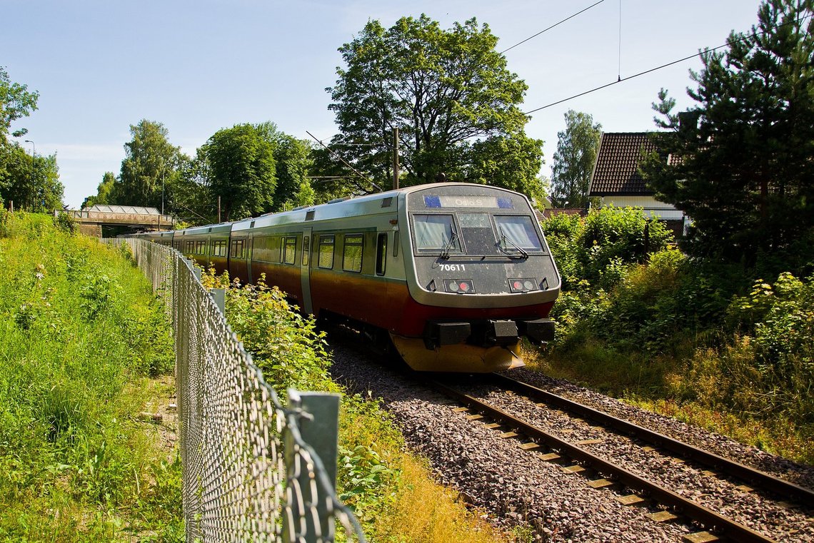 Norwegian State Railways (NSB) Class 70 on the Vestfold Line . Photo: Peter Fiskerstrand from Norway, CC BY-SA 2.0, Wikimedia Commons Norwegian State Railways (NSB) Class 70 on the Vestfold Line . Photo: Peter Fiskerstrand from Norway, CC BY-SA 2.0, Wikimedia Commons