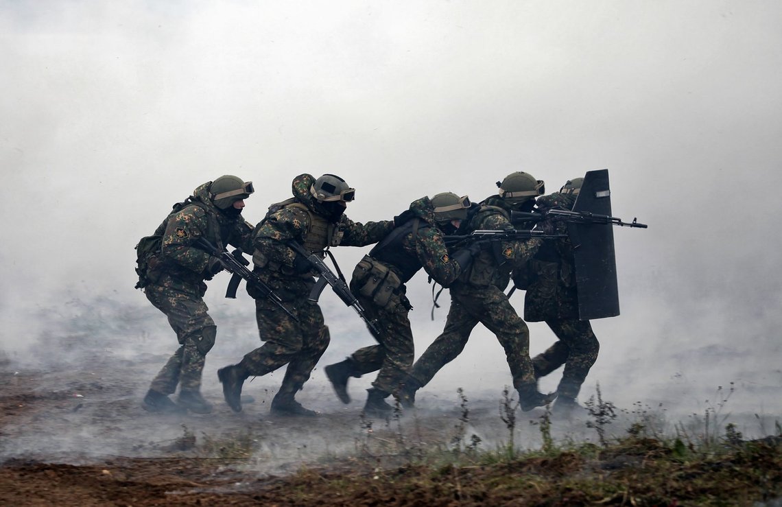 Spetsnaz is a collective term for various Russian commando units. Special forces normally operate in small groups behind enemy lines, and do not belong in a conventional front line. Photo: Vitaly V. Kuzmin/ Wikipedia Spetsnaz is a collective term for various Russian commando units. Special forces normally operate in small groups behind enemy lines, and do not belong in a conventional front line. Photo: Vitaly V. Kuzmin/ Wikipedia